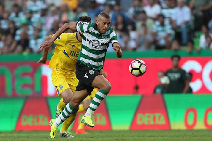 Slimani var næstmarkahæstur í portúgölsku úrvalsdeildinni í fyrra.