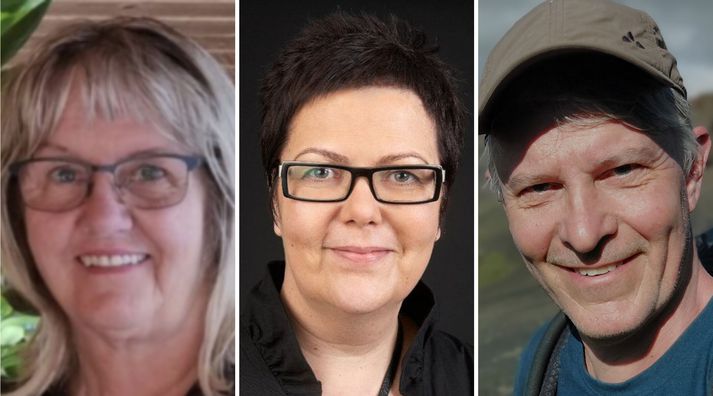 Guðrún M. Njálsdóttir, Ragna Ívarsdóttir og Þröstur Sverrisson, stjórnarfólk í Búsetufrelsi og íbúar í Grímsnes- og Grafningshreppi.
