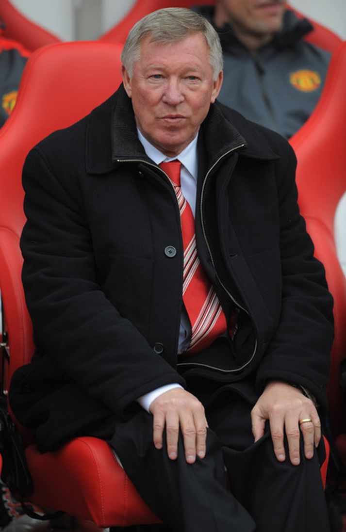 Sir Alex Ferguson, stjóri Manchester United.