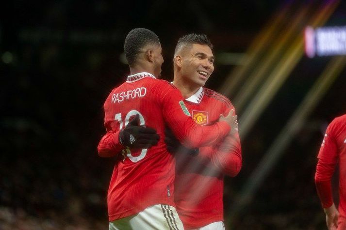 Man United keypti Casemiro frá Real Madríd í sumar. 