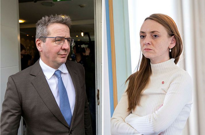 Guðlaugur Þór Þórðarson, þingmaður Sjálfstæðisflokksins, og Dagbjört Hákonardóttir, þingmaður Samfylkingarinar.