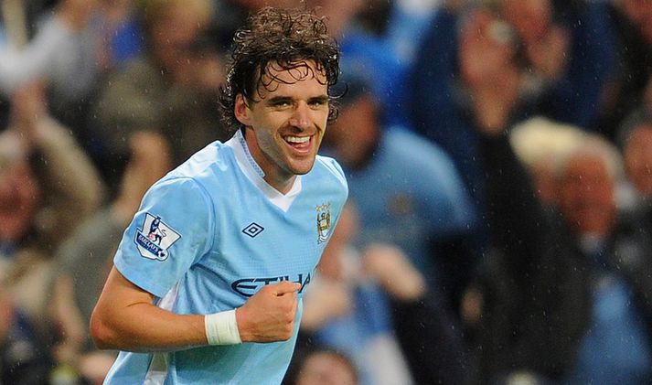 Owen Hargreaves í leik með City.