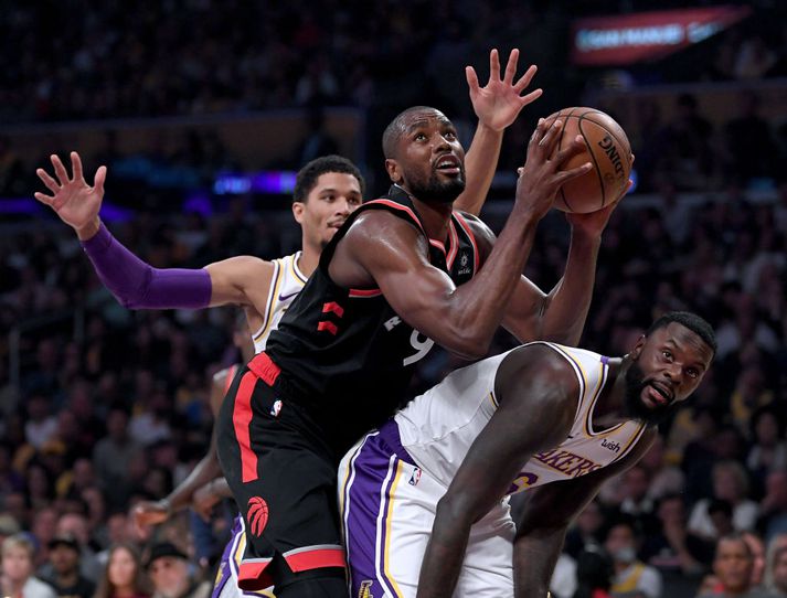 Serge Ibaka fór illa með LA Lakers í nótt