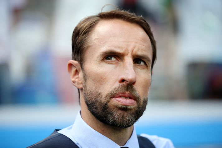 Southgate var ekki svo sáttur með leikinn gegn Panama í dag.