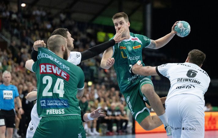 Viggó Kristjánsson skoraði fjögur mörk í tapi fyrir Kiel.