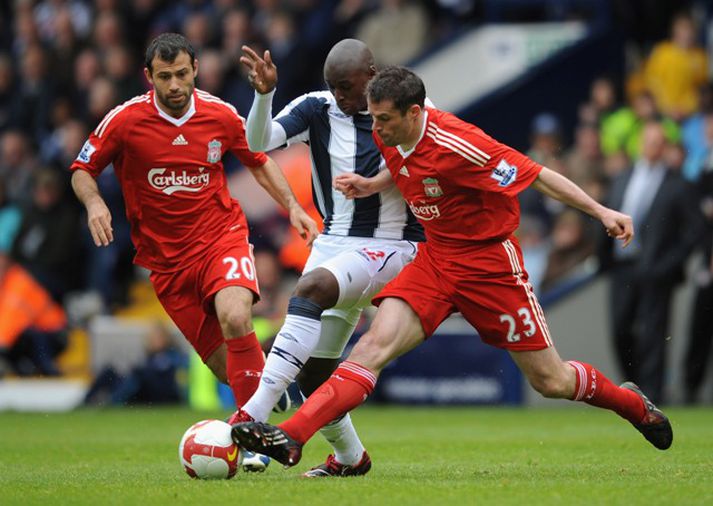 Fortune í leik með WBA í vor gegn Liverpool.