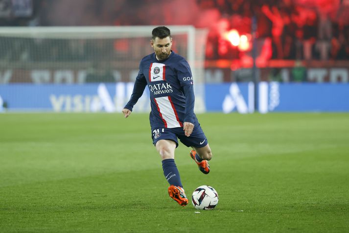 Lionel Messi og félagar í Paris Saint-Germain töpuðu sínum áttunda leik á árinu í gær.