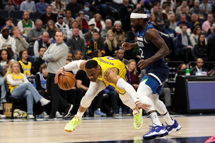 Russell Westbrook og Patrick Beverley verða seint taldir perluvinir.