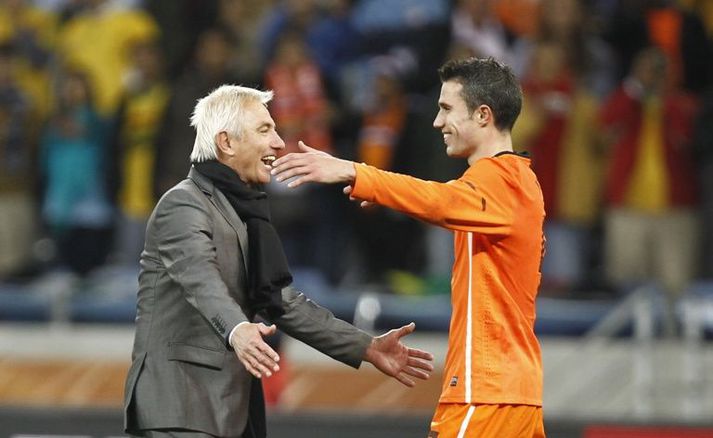 Van Persie og Marwijk.
