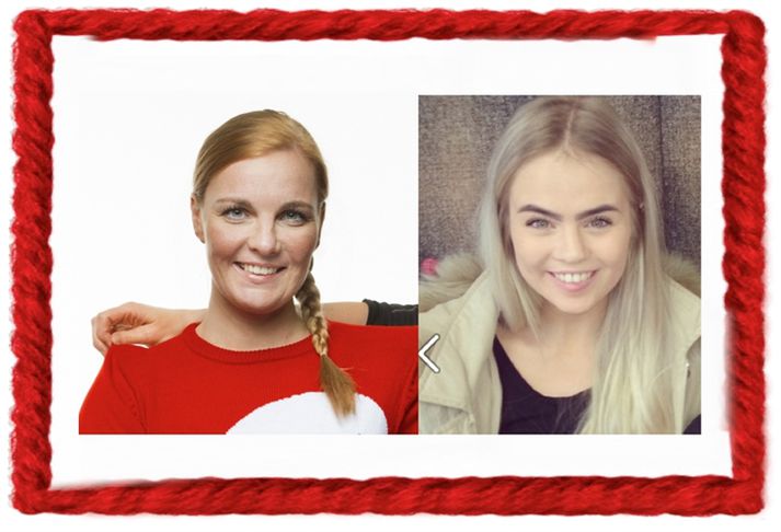 Vilborg Arna Gissurardóttir og Selma Björk Hermannsdóttir.