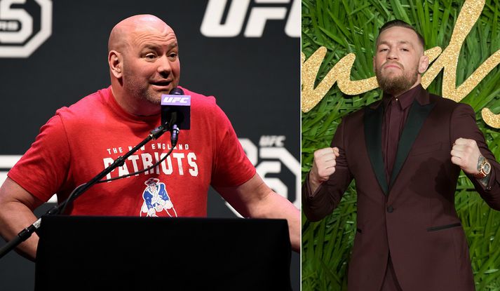 Dana White og Conor McGregor.