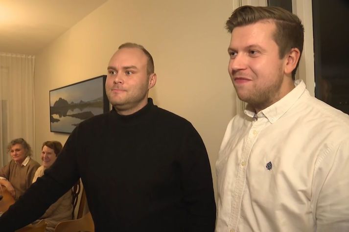 Hallgrímur Hjálmarsson og Geir Andersen efna til matarboðs í Grindavík með fyrirvara um eldgos.