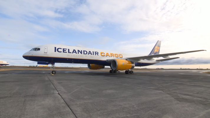 TF-FIH flaug síðast fyrir Icelandair Cargo í ágústmánuði. Flugvélin stóð síðan á þessu flugstæði á Keflavíkurflugvelli fram undir jól.