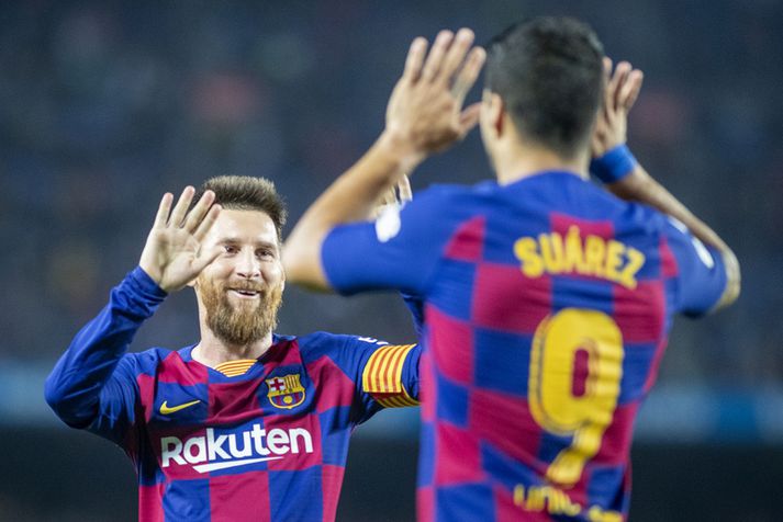 Samspil Messi og Suarez skilaði sigurmarkinu