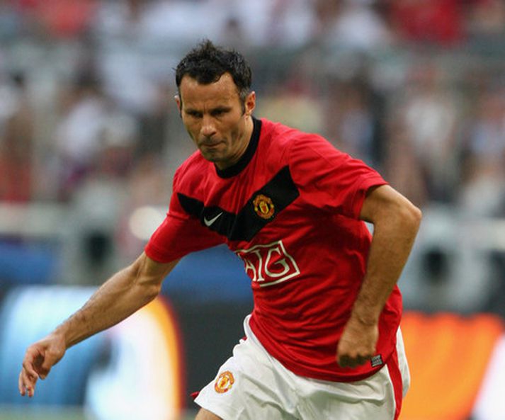 Ryan Giggs í leik með Manchester United.