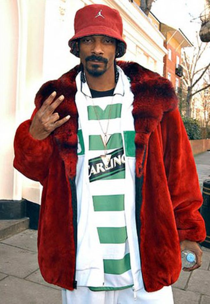Snoop í búningi Celtic.