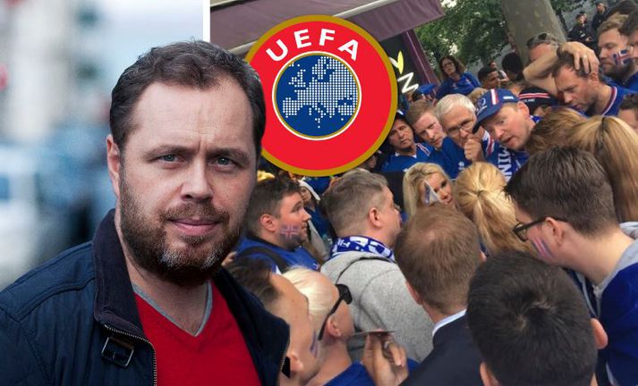 Talsmaður UEFA kannast ekki við þann sem Björn Steinbekk sagði vera framkvæmdastjóra miðasölu UEFA og á að hafa útvegað honum miðana umdeildu.