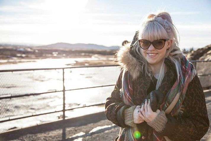 Krista Hall er einn skipuleggjenda keppninnar, en hún er mikil áhugamanneskja um kubb.