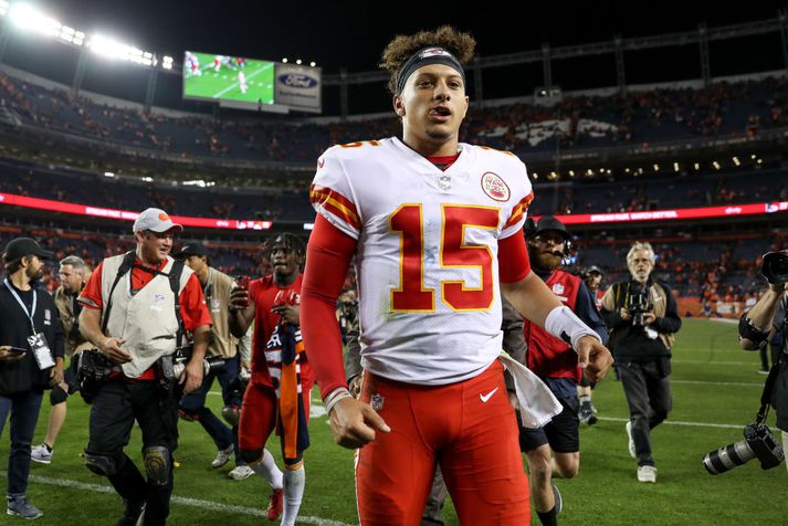 Patrick Mahomes fór úr blokk í Mosó í að verða stórstjarna í NFL.