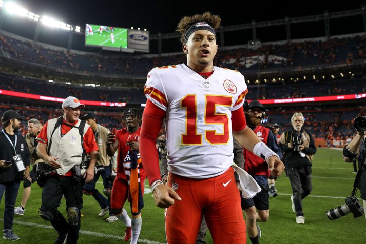 Patrick Mahomes fór úr blokk í Mosó í að verða stórstjarna í NFL.