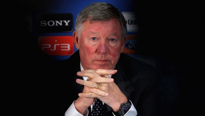 Sir Alex Ferguson, stjóri Manchester United.