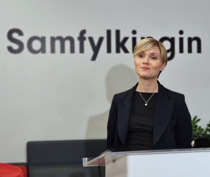 Kristrún Frostadóttir, formaður Samfylkingarinnar. 