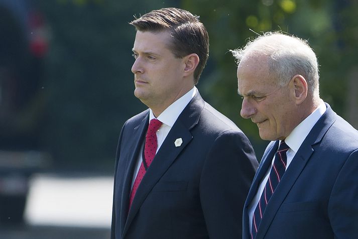 Rob Porter og John Kelly.