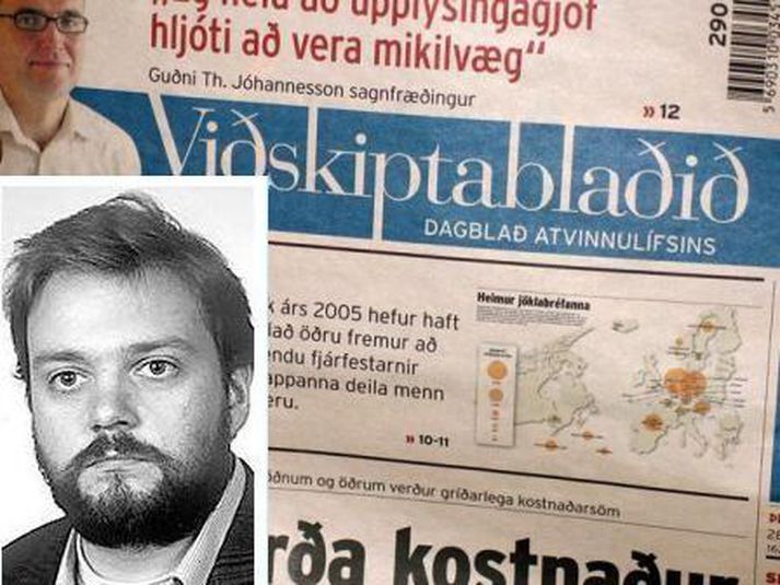 Haraldur Johannessen er enn eigandi Viðskiptablaðsins samkvæmt upplýsingum frá Lánstrausti.