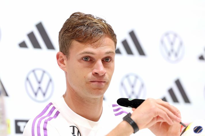  Joshua Kimmich er einn af reynsluboltunum i þýska fótboltanum og fær nú tækifæri til að verða Evrópumeistari á heimavelli.