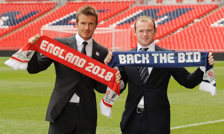 Beckham og Rooney styðja umsókn Englendinga.