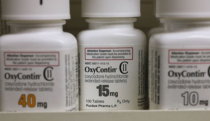 OxyContin er talið eitt skæðasta ópíóíðalyfið á bandarískum markaði.