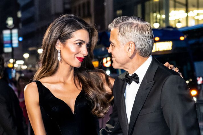 Amal Clooney og George Clooney eiga enn eftir að finna eitthvað til að rífast yfir. 