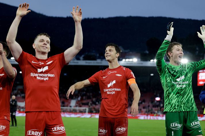 Sævar Atli Magnússon tryggði Brann Evrópusigur í gærkvöldi þegar hann skoraði sigurmarkið á móti hollenska liðinu Utrecht.