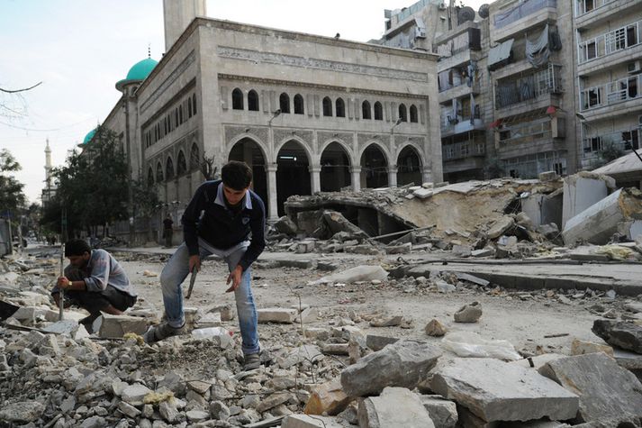 Ástandið í Aleppo er skelfilegt.