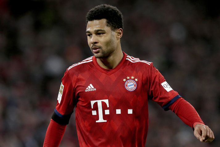 Gnabry í leik með Bayern.