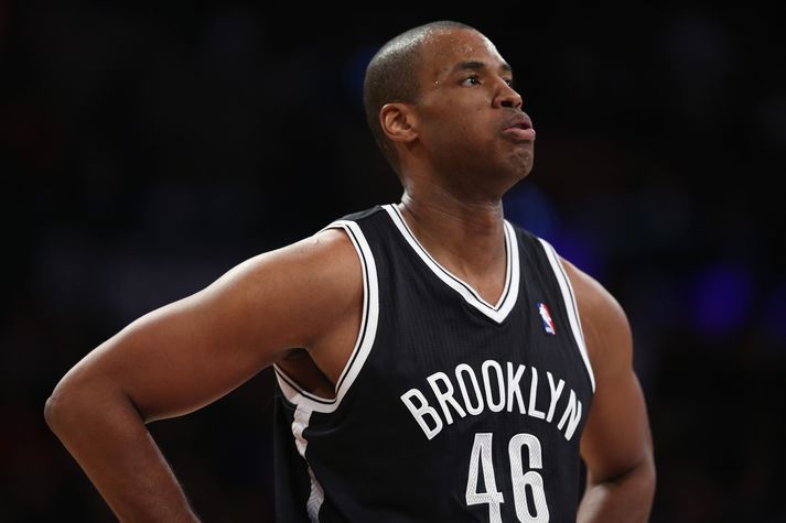 Jason Collins í leik með Brooklyn Nets á sínum tíma