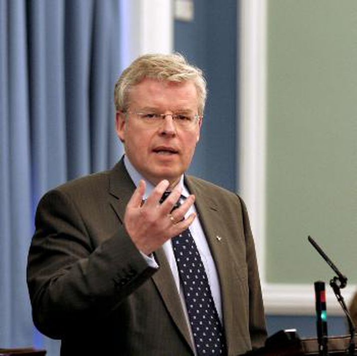 Einar K. Guðfinnsson, sjávarútvegsráðherra.