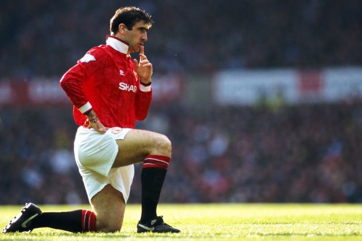 Eric Cantona átti fimm frábær tímabil með Manchester United og kom þar að 126 mörkum í 156 leikjum.