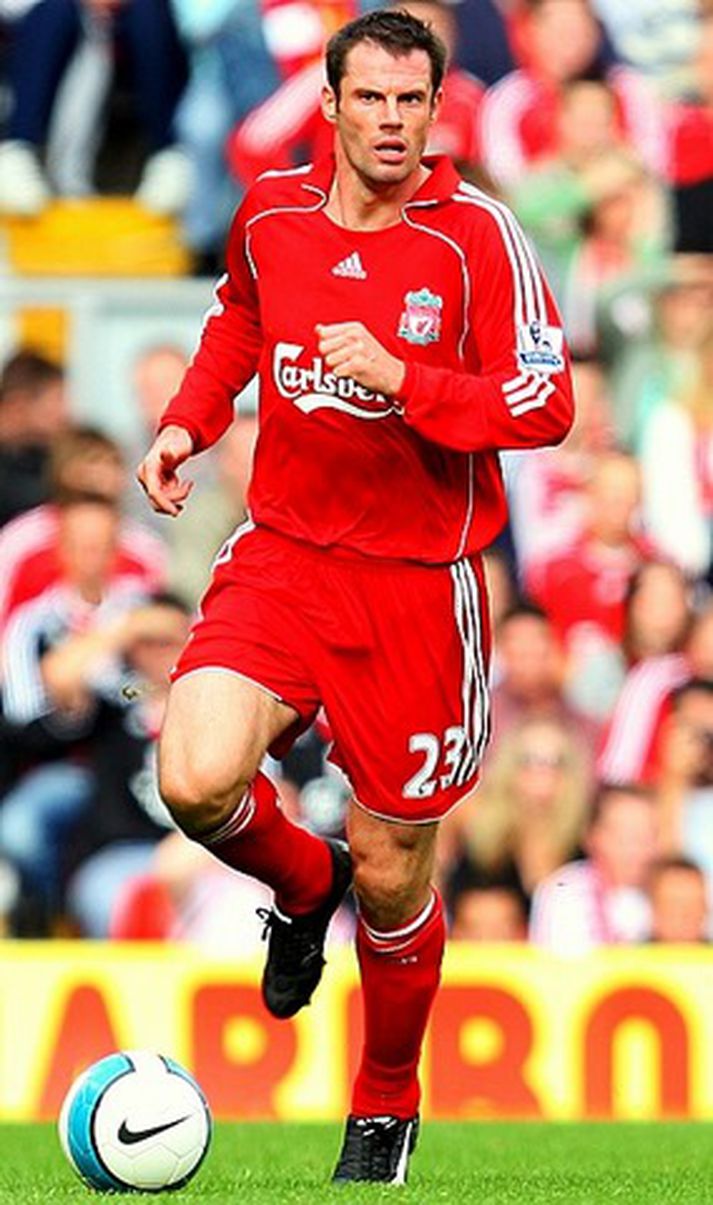 Jamie Carragher, leikmaður Liverpool.
