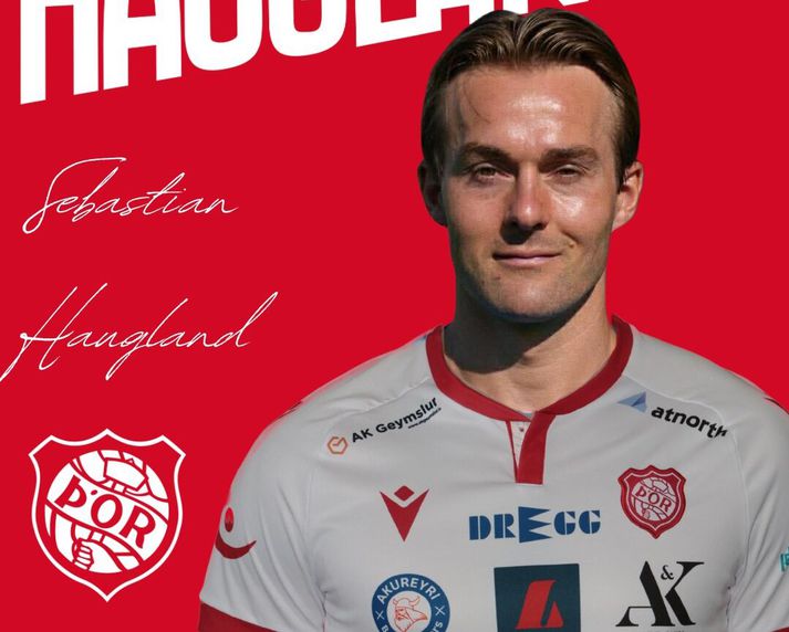 Sebastian Haugland hefur alla tíð spilað í heimalandinu en flytur nú til Akureyrar. 