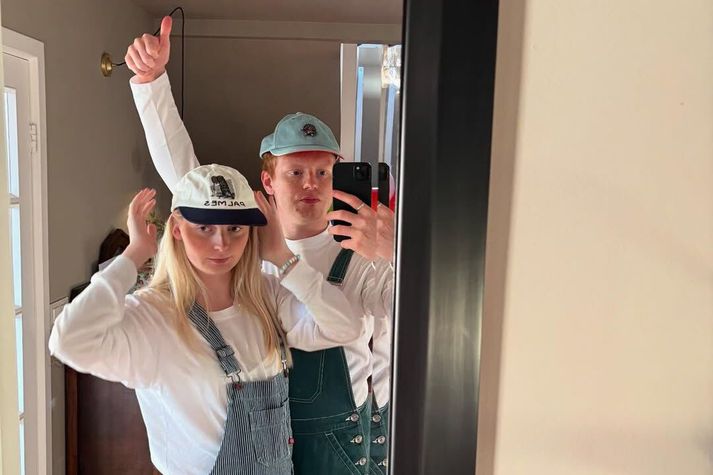 Birta og Króli eru ánægð með soninn og hafa gefið honum nafn.