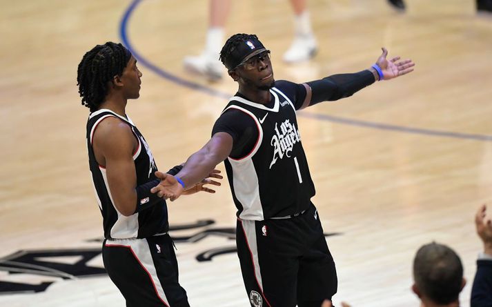 Terance Mann og Reggie Jackson fóru báðir mikinn í sögulegum sigri Clippers.