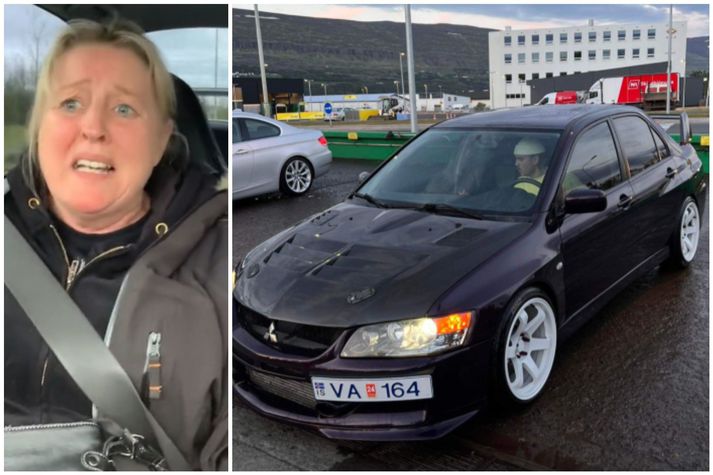 Fanneyju var brugðið í brún. 