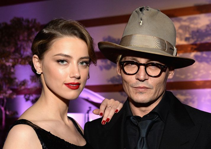 Amber Heard og Johnny Depp.