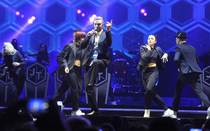 Justin Timberlake stígur á sviðið á Kórnum ásamt fríðu föruneyti 24. ágúst.