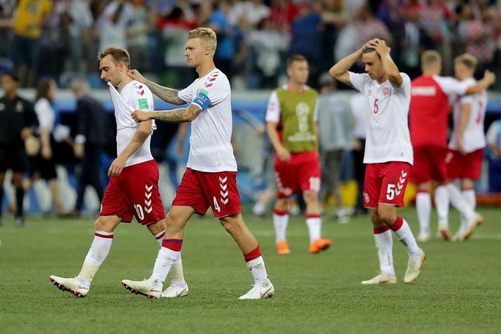 Eriksen og félagar eru í hörðum deilum við danska knattspyrnusambandið