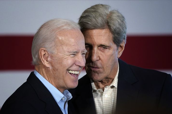 John Kerry og Joe Biden munu vinna saman.