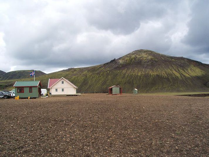 Skálinn er vinsæll næturstaður ferðalanga.