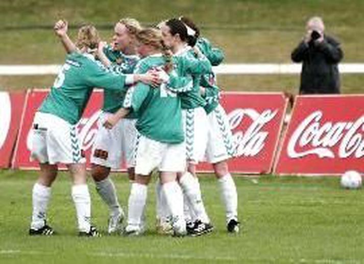 Blikastúlkur unnu Keflavík 4-1.