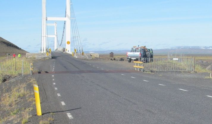 Brú yfir Jökulsá á Fjöllum.